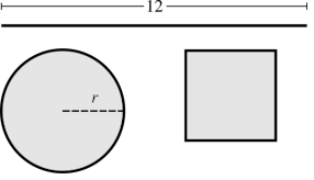 alambre en forma de circulo y cuadrado